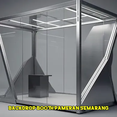 backdrop booth pameran semarang